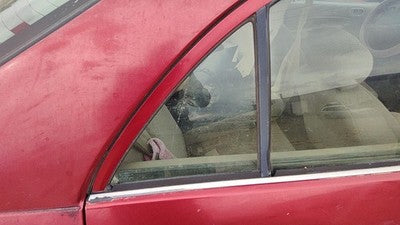 97-02 Escort Passenger Right Rear Vent Window Back Door Glass With Frame Oem