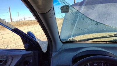 2006 Hyundai Tucson Driver Left A Pillar Trim Windshield Post Panel Oem U7 Gray