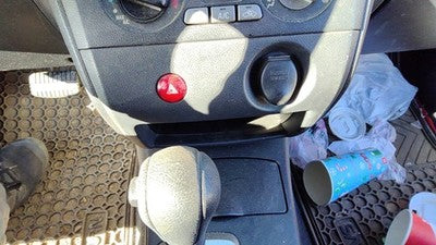 2003-2004 Mitsubishi Outlander Center Lower Dash Cubby Oem Panel Black