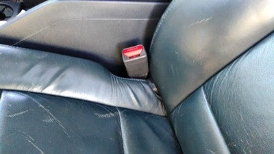 2009-2015 Honda Pilot Driver Left Front Seat Belt Buckle Receiver Gray/Blue Gr