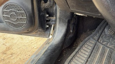 2007 Saturn Ion Driver Left Lower Kick Trim Panel Oem Black 19E