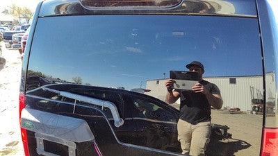 2005-2009 Land Rover Lr3 Back Glass Rear Window Only Oem Lift Gate Hatch
