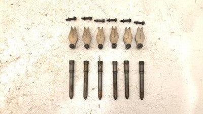 01-02 Dodge Ram 2500 Fuel Injector Hold Downs And Injector Tubes 5.9L Cummins