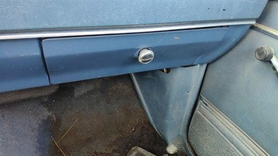 1987 Ford Ranger Glove Box Assembly Complete Door With Latch Oem Blue