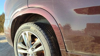 11-15 Kia Sorento Passenger Right Rear Wheel Flare Moulding Back Ir Dark Cherry