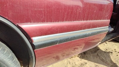1998 Lesabre Passenger Right Rear Moulding From Door Back Trim 51B Bordeaux Red