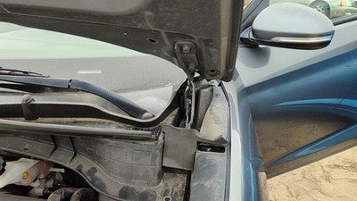 2016-2021 Hyundai Tucson Driver Left Hood Hinge Assembly Oem Coliseum Grey Z56