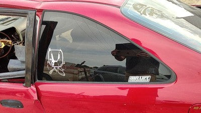 96-00 Civic Hx Coupe Driver Left Rear Quarter Glass Back Side Window Oem 4891628