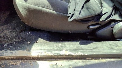 2003 Ford Mustang Driver Left Side Seat Trim Panel Oem Black 9W