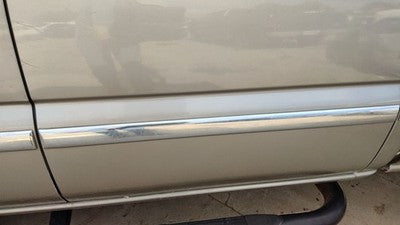 2001 2002 Sierra 2500 Hd Driver Left Rear Moulding From Door Oem Back Trim Strip