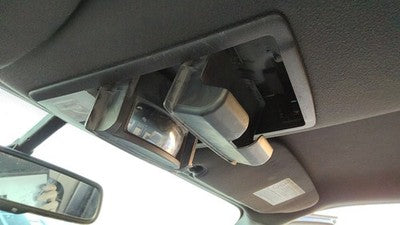 07-08 Expedition Center Overhead Console Dome Light Map Lamp Cubby Black/Camel