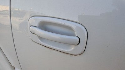 00-04 Suburban Passenger Right Rear Outside Door Handle Back 50U Summit White