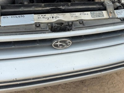 1990-1991 Subaru Legacy Front Grille Assembly Oem Silver 91065Aa000St