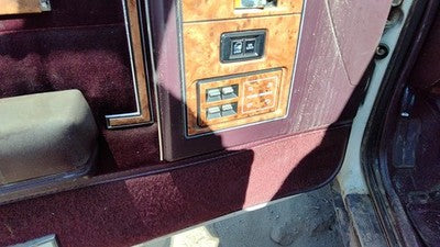 1989 Buick Century Driver Left Front Inside Door Trim Panel Only Oem Red