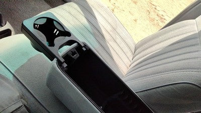 1990 Olds 88 Center Console Assembly Oem Arm Rest Fold Down Gray