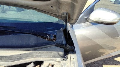11-16 Kia Optima Sx Driver Left Hood Hinge Assembly Oem Satin Metal Stm