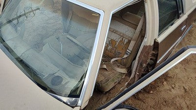 1981 Chevy Malibu Chrome Trim Around Windshield Surround Moulding Front 4 Door
