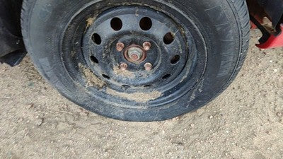 1994-1997 Ford Aspire 13 Steel Wheel Oem Factory Rim F4bz1007a