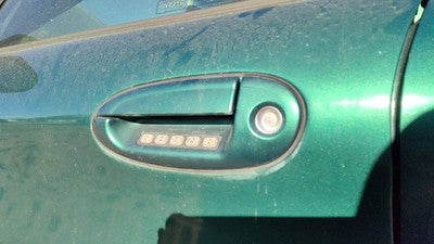 1999-2007 Ford Taurus Driver Left Front Outside Door Handle Oem Su Tropic Green