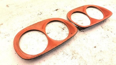 1958 Gmc Chevy 300 Full Size Right Left Headlight Bezel Pair Oem Trim Door Set