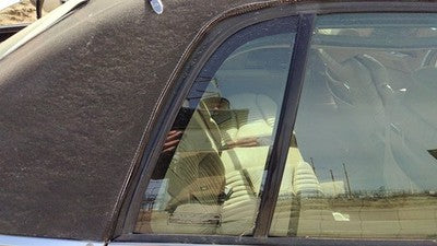 91-96 Park Ave Ultra Passenger Right Rear Vent Window Back Door Glass With Frame