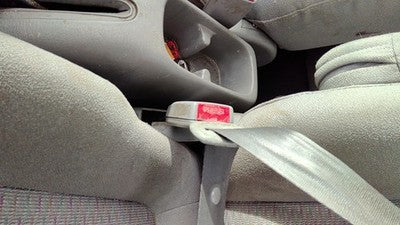 2000-2005 Kia Rio Driver Left Front Seat Belt Buckle Receiver Oem Gray
