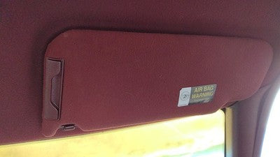 1998 Buick Lesabre Passenger Right Sun Visor Oem Red