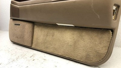 92 Buick Park Ave Ultra Passenger Right Front Door Trim Panel With Switches Tan