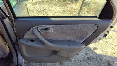 97-99 Toyota Camry Passenger Right Rear Door Trim Panel With Switches Back Tan