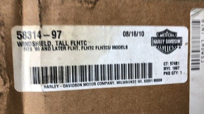 2000 Harley Davidson 96-13 Flht Flhtc Flhtcu Tall Windshield New 5831497