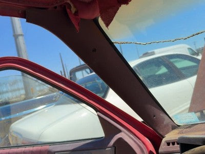 1990 Chevy S10 Pickup Driver Left A Pillar Trim Windshield Post Panel Oem Red