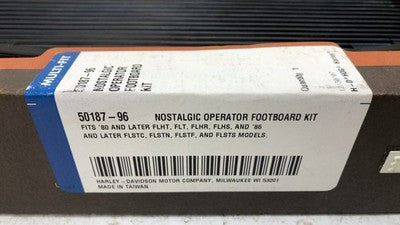 00 Davidson Foot Pad Footboard Operator And Passenger Flht Flt Flhs 50190-96