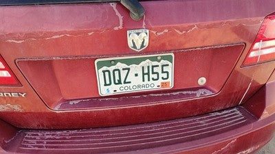09 10 Journey License Plate Trim Panel Surround Liftgate Handle Inferno Red Prh