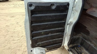 03-14 Express Van Passenger Right Rear Inside Door Trim Panel With Switches Back