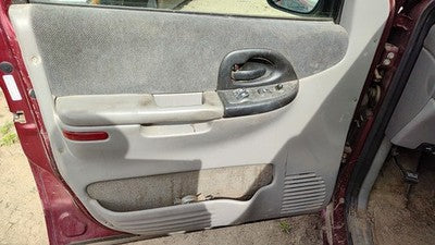 01-02 Venture Driver Left Front Door Trim Panel With Master Switch Gray 14D