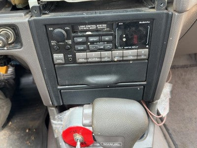 1990-1991 Subaru Legacy Trim Bezel Around Radio Surround Dash Panel Oem Gray