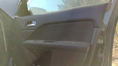10-12 Fusion Passenger Right Front Door Trim Panel Wh Switches Dw Charcoal Black