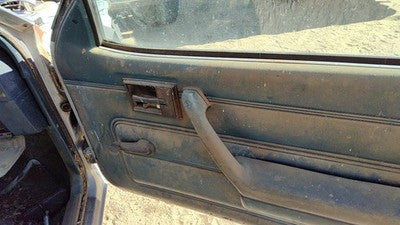1985 Pontiac Sunbird Passenger Right Front Door Trim Panel Manual Windows Blue
