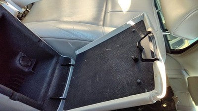 2005 Cadillac Sts Center Console Lid Only Oem Arm Rest Fold Down Gray 132