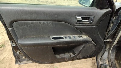 10-11 Ford Fusion Driver Left Front Door Trim Panel With Master Switch Black Dw