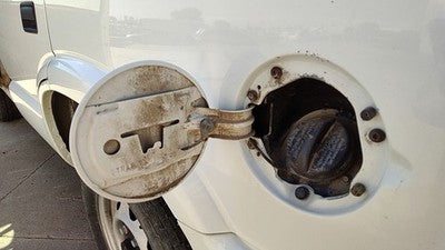 1996-2005 S10 Blazer Fuel Tank Door With Hinge Gas Lid Oem Filler White 50U