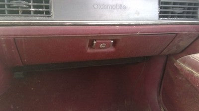 1990 Olds Eighty Eight Glove Box Assembly Complete Door With Latch Oem Red