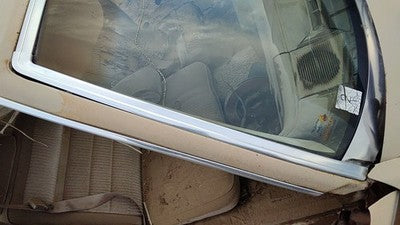 1981 Chevy Malibu Chrome Trim Around Windshield Surround Moulding Front 4 Door