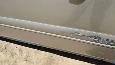 97-99 Century Passenger Right Front Moulding From Door Oem Trim Strip Gold 49U