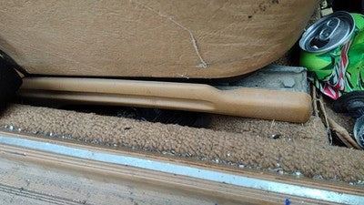 1980 Mercedes 300Td Passenger Right Side Seat Trim Panel Oem Brown