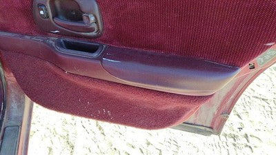 95-97 Chevy Lumina Passenger Right Rear Door Trim Panel With Switches Back Red