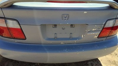 96-97 Accord Honda License Plate Trim Surround Panel Tail Trunk Finish Gray
