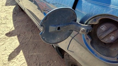 00-04 Lesabre Buick Lesabre Fuel Tank Door With Hinge Gas Lid Oem Filler Blue