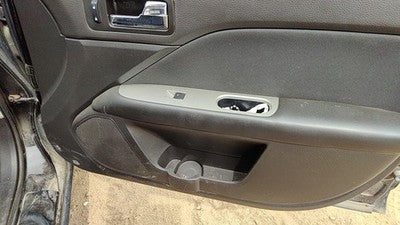10-11 Ford Fusion Passenger Right Front Door Trim Panel With Switches Black Dw