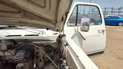 1981-1993 Dodge Ram W250 Driver Left Hood Hinge Assembly Oem White 55027101